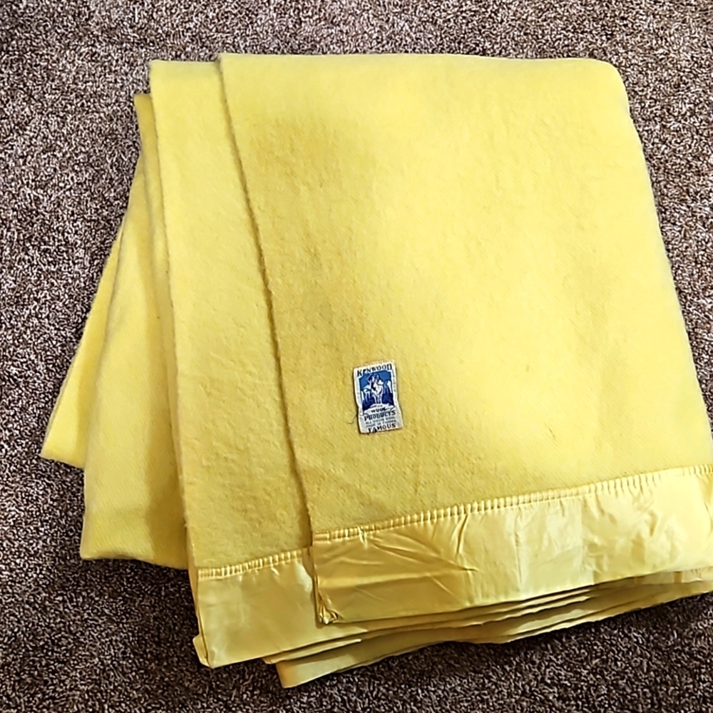Kenwood Wool Products vintage blanket